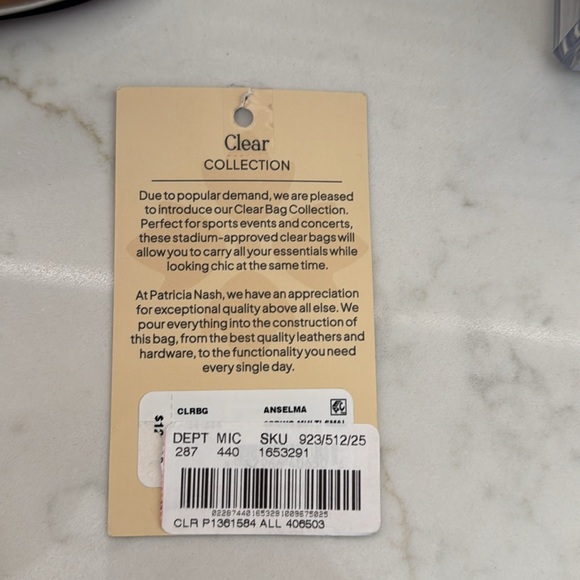 🌸Patricia Nash clear purse - Picture 5 of 5